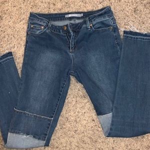 Buckle two toned jeans!